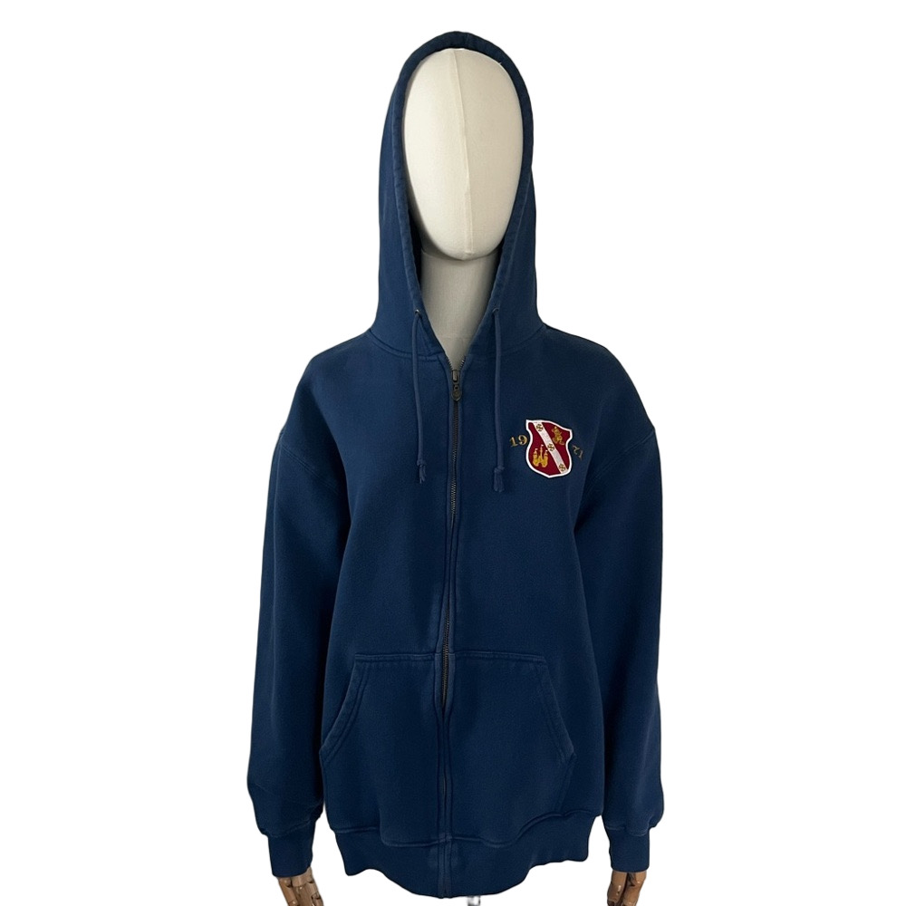 Walt Disney World Hoodie Embroidered 1971 Crest Blue Size M - Picture 4 of 12